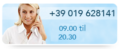 Tel 019 628141 Dalle ore 9:00 alle ore 20:30